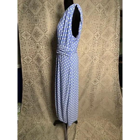 Northstyle Polka Dot Boatneck Knee Length Dress Size 18W EUC - Picture 2 of 3